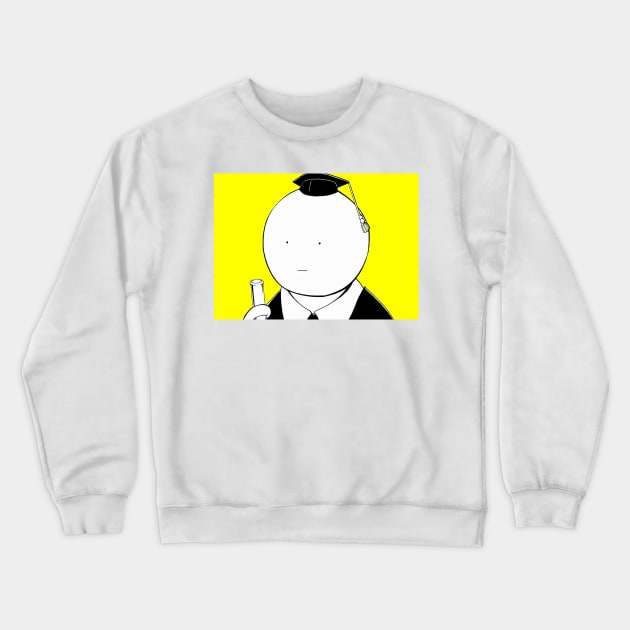 Assasination Classroom - Korosensei Blank Stare Crewneck Sweatshirt by BadassManga